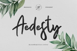 Aedesty: A Light, Smart Handwritten Font for Modern Branding