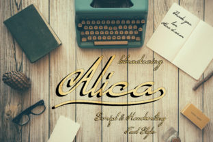 Alica: A Calm Handwritten Font for Editorial Design