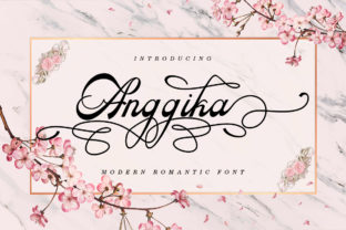Anggika: A Romantic Handwritten Typeface for Thoughtful Branding