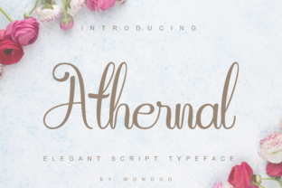 Athernal: A Romantic Script Font That Elevates Your Brand