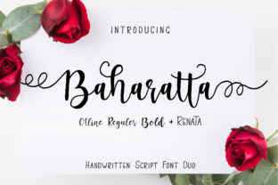 Baharatta: A Delicate Yet Bold Handwritten Font for Crafters