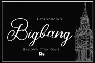 Bigbang: A Vintage Script Font That Anchors Editorial Mood