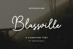 Blassville: A Handwritten Font That Makes Your Brand Feel Human