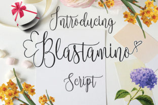 Blastamino: A Romantic Handwritten Font for Scroll-Stopping Campaigns