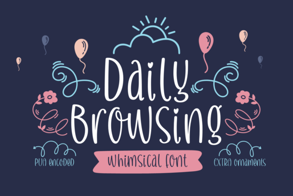 Daily Browsing: A Handwritten Font That Elevates Digital Branding