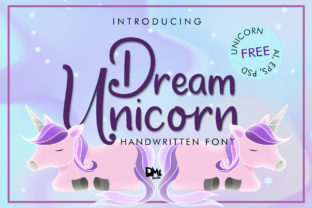 Dream Unicorn: A Sweet Handwritten Font for Crafters