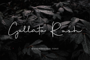 Gellato Rush: A Handwritten Font That Makes Your Brand Feel Thoughtful & Fresh