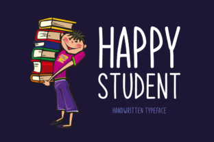 Happy Student Font: A Friendly, School-Themed Typeface for Small Businesses