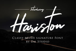Hariston Handwritten Font for Crafters & Sellers
