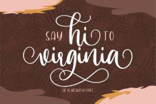 Hi Virginia: A Bold Handwritten Font for Campaign Headlines