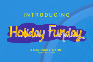 Holiday Funday: A Whimsical Handwritten Font for Joyful Branding