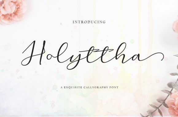 Holyttha: A Distinctive Script Font for Digital Branding