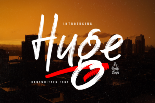 Huge: A Bold Script Font That Elevates Your Brand