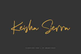 Keisha Sierra: A Handwritten Font That Builds Trust