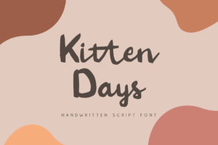 Kitten Days: A Playful Handwritten Font for Scroll-Stopping Campaigns