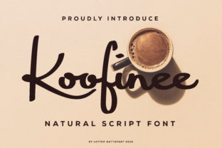 Koofinee Script Font for Handmade Labels & Invitations