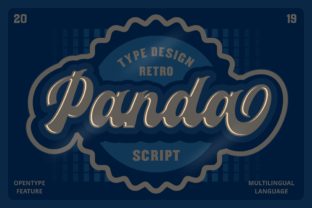 Panda: A Boldly Rounded Script Font for Standout Branding