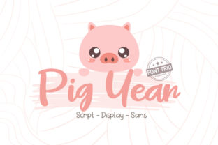Pig Year: A Whimsical Handwritten Font for Campaign Charm