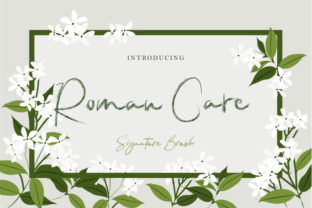 Roman Care: A Bold Handwritten Font That Earns Its Place
