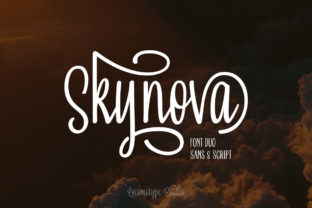 Skynova Duo: A Playful Script Typeface That Elevates Digital Branding