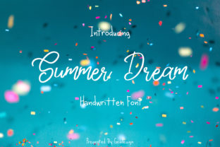 Summer Dream: A Handwritten Font That Feels Like Sunlight on a Landing Page