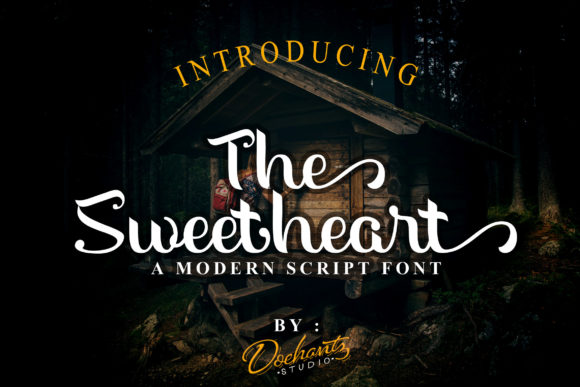 The Sweetheart Font: Elegant Script for Handmade Labels & Invitations