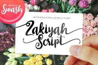Zakiyah: A Handwritten Font That Builds Trust